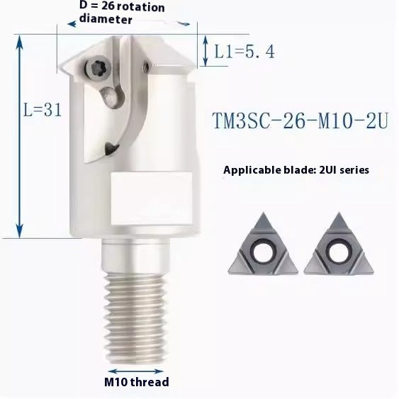 6036 SMT Deep Hole Thread Milling Toolholder Machining Center Single Thread Internal Coolant Milling Tool U-Thread Toolholder 11UI 16UI Shandong Denso Pricision Tools Co.,Ltd.